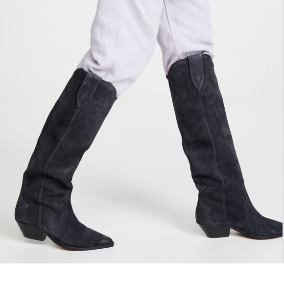 Isabel Marant Denvee Boot Faded Black - Picture 3 of 13